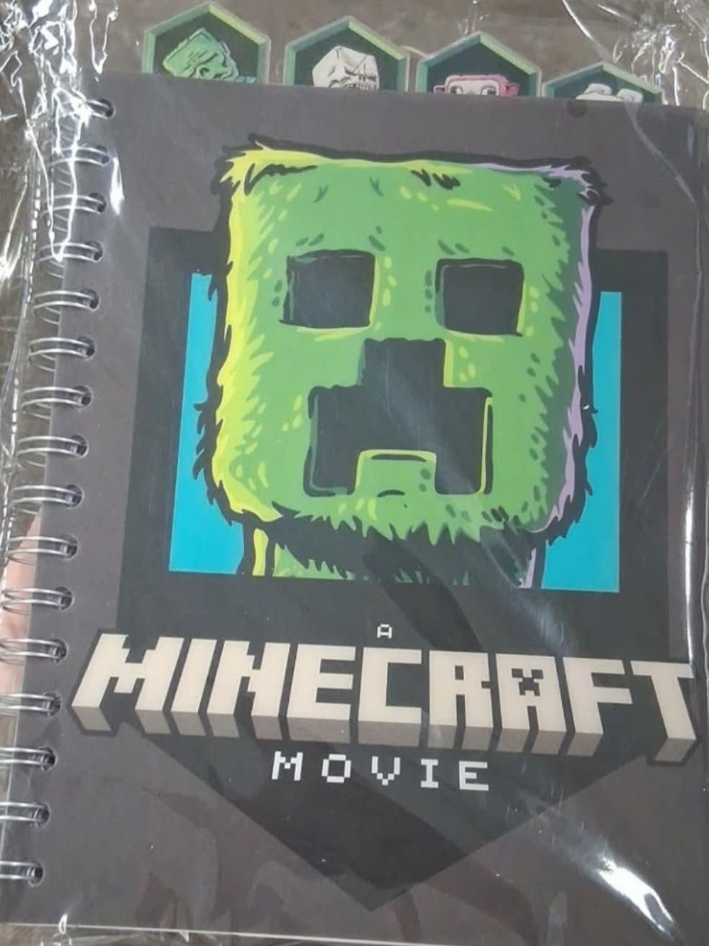 New A Minecraft Movie Tabbed Journal Book